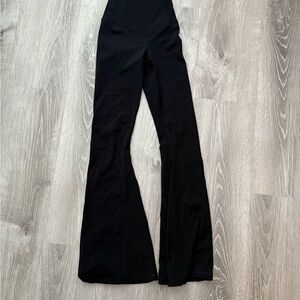 Aerie Black Flared Crisscross Leggings